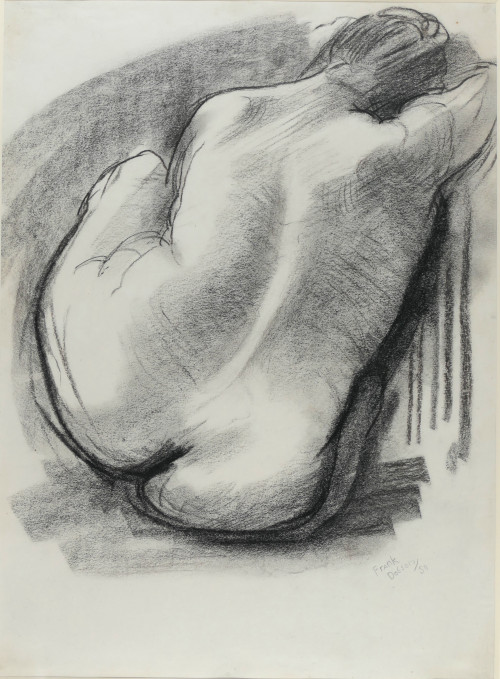 Female  nude, seen from behind