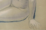 Seated female nude
