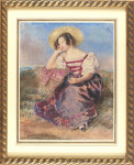 A Lady in Swiss Costume