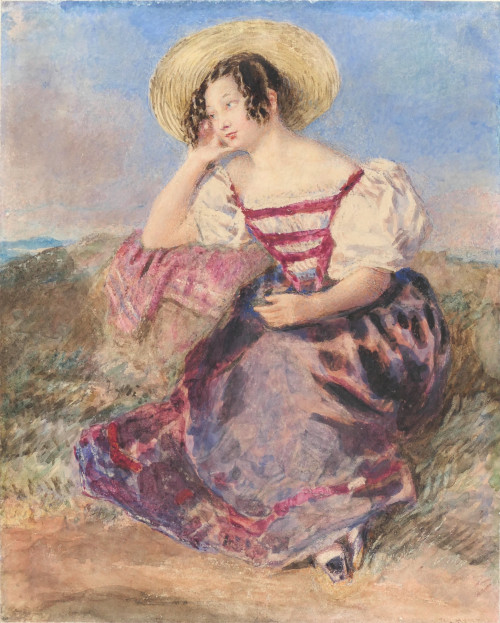 A Lady in Swiss Costume