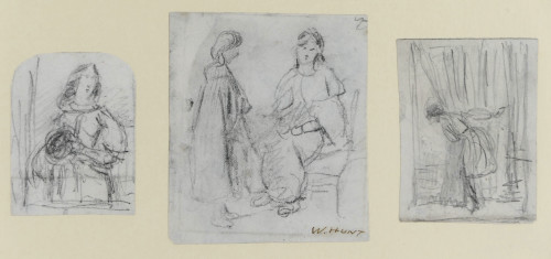 Three Family Sketches from a sketchbook