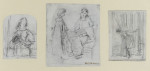 Three Family Sketches from a sketchbook