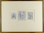 Three Family Sketches from a sketchbook