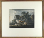 A Farmer with Cattle, Horses and Piglets