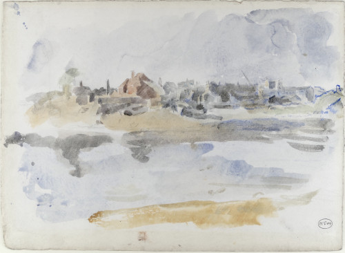 Harbour Scene with Fishing Boats