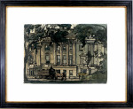 Houses in Regent's Park: Cornwall Terrace with a Mousell Bros. Removals Wagon
