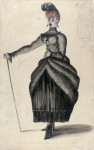 Edith Te Kara Aldridge as Madame Pace, from Six Characters in Search of an Author