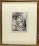 Study for Two Sisters Contemplating on Mortality