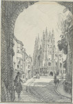 Canterbury, West End of the Cathedral