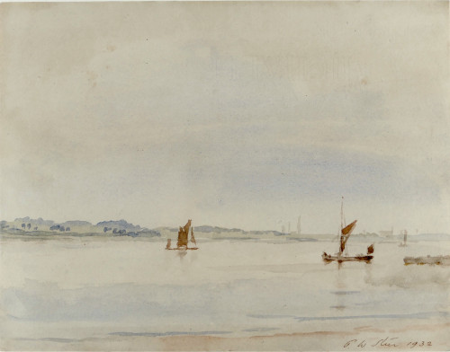 Sailing Boats in an Estuary