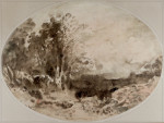 Oval Landscape Composition