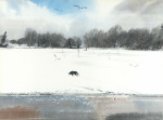 Epsom Common under Snow