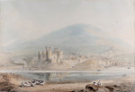 Conwy Castle, from the Llanwrst road