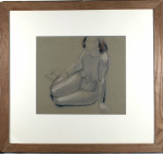 Seated female nude
