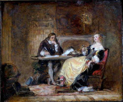 Milton and his first wife
