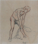 Two Slade School life studies