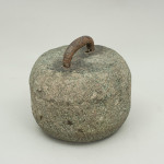 Antique Single-soled Curling Stone With Single Hoop Handle