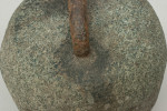 Antique Single-soled Curling Stone With Single Hoop Handle
