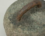 Antique Single-soled Curling Stone With Single Hoop Handle