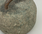 Antique Single-soled Curling Stone With Single Hoop Handle