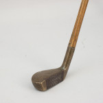 Army and Navy HOLD FAST Brass Mallet Head Putter