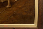Oil On Canvas Of Hounds