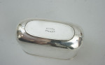 Allen Strand Hip Flask With Crock Leather Cover