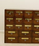 Bank Of Apothecary Drawers