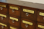 Bank Of Apothecary Drawers