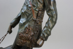 Bronze Sculpture of a Huntsman With Hound