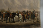 Equestrian Oil Painting Of A Horse Fair