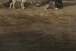 Equestrian Oil Painting Of A Horse Fair
