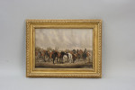 Equestrian Oil Painting Of A Horse Fair