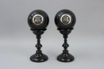 Pair Of Presentation Lawn Bowls