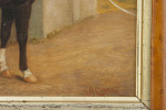 Equestrian Portrait Oil Painting Of A Brown Hunter