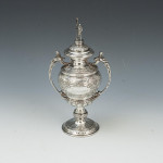A Silver Twin Handled Rowing Trophy, London 1912