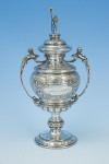 A Silver Twin Handled Rowing Trophy, London 1912