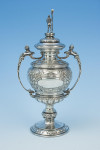 A Silver Twin Handled Rowing Trophy, London 1912