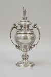 A Silver Twin Handled Rowing Trophy, London 1912