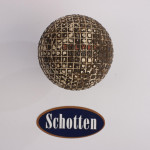 Silver Town Golf Ball, Gutta Percha.