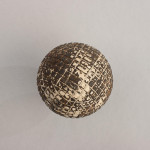 Silver Town Golf Ball, Gutta Percha.