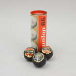4 Dunlop 65 Golf Ball Tubes With Balls in Wrappers