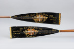 Cambridge University Double Sculls Rowing Oars