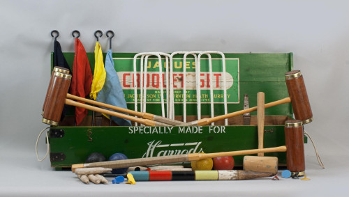 Brass Bound Croquet Set By Jaques For Harrods