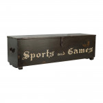 A Large Pine Box, Seat, Sports and Games