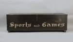 A Large Pine Box, Seat, Sports and Games
