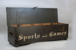 A Large Pine Box, Seat, Sports and Games