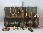 A Large Pine Box, Seat, Sports and Games