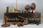 A Large Pine Box, Seat, Sports and Games