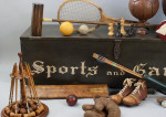 A Large Pine Box, Seat, Sports and Games